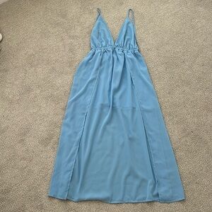 Blue dress